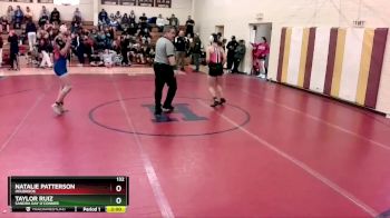 132 lbs Champ. Round 1 - Natalie Patterson, Holbrook vs Taylor Ruiz, Sandra Day O`Conner