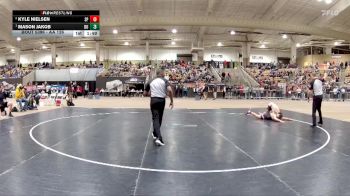 AA 126 lbs 1st Place Match - Mason Jakob, Dobyns Bennett High School vs Kyle Nielsen, Spring Hill High School