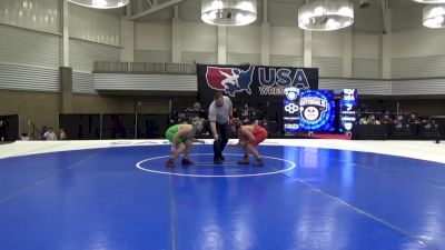 12U Boys - 135 lbs Champ. Round 1 - Quinton Siders, Warrior Regional Training Center vs Jayce Russell, Contenders Wrestling Academy