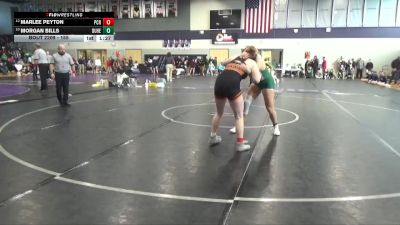 155 lbs Cons. Semi - Marlee Peyton, Prairie, Cedar Rapids vs Morgan Bills, Dubuque Hempstead