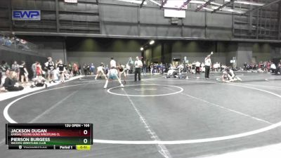 105 lbs Cons. Round 1 - Jackson Dugan, Kansas Young Guns Wrestling Cl vs Pierson Burgess, Wichita Wrestling Club