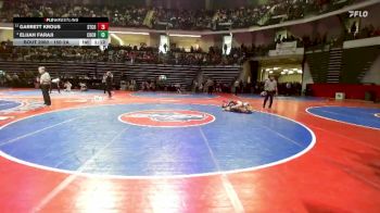 150-2A Champ. Round 1 - Garrett Krous, Stephens County HS vs Elijah Faraji, Coahulla Creek