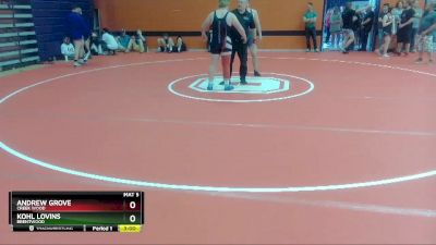 220 lbs Cons. Round 3 - Andrew Grove, Creek Wood vs Kohl Lovins, Brentwood