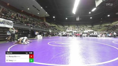 128 lbs Round Of 32 - Isaac Ronquillo, Bakersfield vs Richard Yang, Clovis East