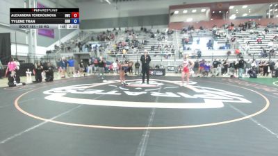 50 kg Champ. Rd Of 32 - Alexandra Tchekounova, Hawks Wrestling Club vs Tylene Tran, Gold Rush Wrestling