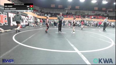 58 lbs Rr Rnd 4 - Kol Burd, Weatherford Youth Wrestling vs Ronix Wright, Powerhouse Wrestling