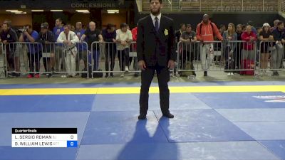 LUIS SERGIO ROMAN vs BRIAN WILLIAM LEWIS 2022 Pan Jiu Jitsu IBJJF Championship