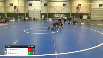 132 lbs Prelims - Adrian Martinez, Kearney High School JV vs Oren Krumrei, York High School