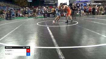 126 lbs Rnd Of 64 - Kody Goffin, Ohio vs Nicco Ruiz, California