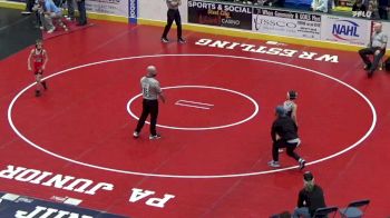 82 lbs Round Of 16 - Jonah Kiner, Boiling Springs vs Rocco Creazzo, Nazareth