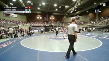 3A 126 lbs Cons. Round 2 - Kayden Smith, Carbon vs Colton Young, Union