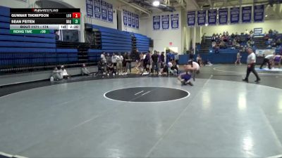 174 lbs 5th Place Match - Sean Feiten, University Of Dubuque vs Gunnar Thompson, Loras
