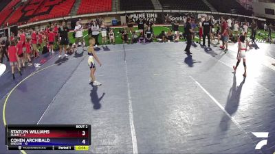 65 lbs Placement Matches (8 Team) - Jordan Agustin, Hawaii vs Mason Novelli, Alaska