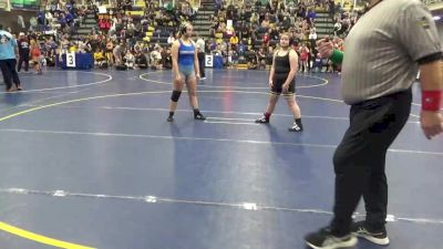 148 lbs Rr Rnd 4 - Kali Bambarger, Curwensville vs Kelsey Roccia, Connellsville