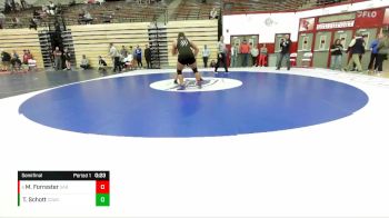 285 lbs Semifinal - Maximus Forrester, Brownsburg vs Tyler Schott, Center Grove Wrestling Club