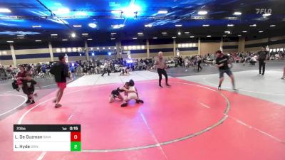 70 lbs Consi Of 8 #2 - Logan De Guzman, Savage House WC vs Liam Hyde, Grindhouse WC