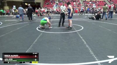 Round 2 - Levi Son, Wichita Blue Knight vs Breck Alonzo, Chanute Wrestling Club