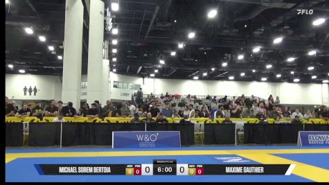 Maxime Gauthier vs Michael Sorem Bertoia 2025 World IBJJF Jiu-Jitsu No-Gi Championship