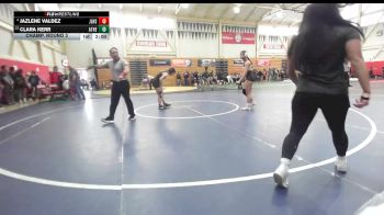 115 lbs Champ. Round 3 - Clara Kerr, Athenian vs Jazlene Valdez, James Logan High School