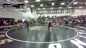 110 lbs Champ. Round 1 - Anistyn Andersen, Sheridan vs Abby Vroman, Central