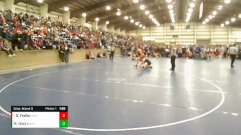 150 lbs Cons. Round 5 - Davin (Tisi) Fedler, Springville vs Ryker Olson, Spanish Fork