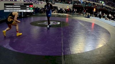 157 lbs Round Of 16 - Cristian Barrera, Chesnee vs Treshon Burgess, Lake City