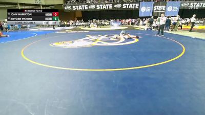 Boys 1B/2B 113 Cons. Round 1 - John Hamilton, Oroville vs Brycen Parent, North Beach