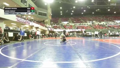 126 lbs 3rd Place Match - Aiden Sweat, Kalispell Wrestling Club vs Aramis Rivera, Montana Disciples
