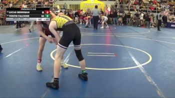128 lbs Cons. Semi - Tristin Falcione, N/A vs Lucas Merriman, West Liberty