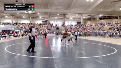 AA 157 lbs Cons. Round 3 - Evan (Dakota) Guffey, McMinn Co. High School vs Raleih Chew, White Station High School