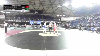 Boys 4A 175 lbs Cons. Round 4 - Andrew Feist, Tahoma vs Daxton Dickson, Eastmont