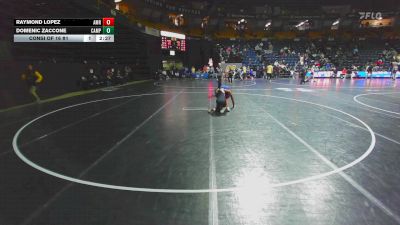 133 lbs Consi Of 16 #1 - Raymond Lopez, American vs Domenic Zaccone, Campbell