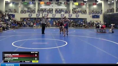 175 lbs Quarterfinal - Samuel Moore, WAYNE TRACE vs Justice Goree, Columbia City