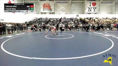 102 lbs Quarterfinal - Callie Trail, Brawler Elite vs Declan Shea, Deep Roots Wrestling Club