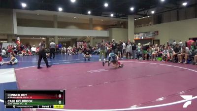 70 lbs Round 4 (6 Team) - Case Holbrook, Gulf Coast WC vs Conner Roy, Alabama Elite Gold