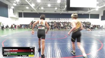 113 lbs Champ. Round 2 - Austin McCuen, Sunny Hills vs Kingston Simon, La Canada