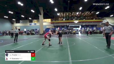 155 lbs Semifinal - Leilani Frazier, Santa Rosa JC (W) vs Faith Guevara, Montclair State (W)