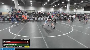 102 lbs Cons. Round 3 - Eli Edfors, IA vs Dalton Komperda, CO