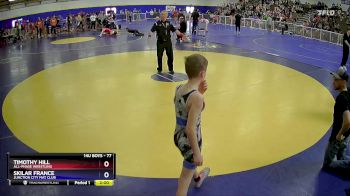 77 lbs Round 3 - Timothy Hill, All-Phase Wrestling vs Skilar France, Junction City Mat Club