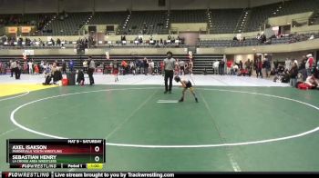 45 lbs Round 5 - Sebastian Henry, La Crosse Area Wrestlers vs Axel Isakson, Pardeeville Youth Wrestling