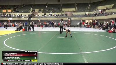 45 lbs Round 5 - Sebastian Henry, La Crosse Area Wrestlers vs Axel Isakson, Pardeeville Youth Wrestling