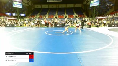 127 lbs Cons 64 #2 - Mallory Stetter, Pennsylvania vs Ava Milliner, Texas