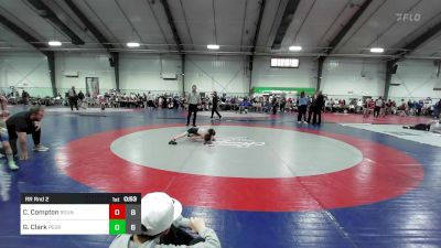 60 lbs Rr Rnd 2 - Chase Compton, Roundtree Wrestling Academy - (B) vs Grayson Clark, Pedraza Wrestling