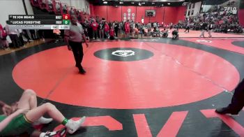 132 lbs 7th Place Match - Lucas Forsythe, New Lenox (PROVIDENCE CATHOLIC) vs Te`Jon Beals, Chicago (MARIST)