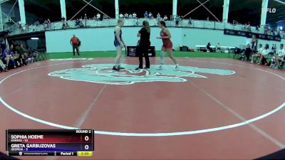 142 lbs Round 2 (4 Team) - Sophia Hoeme, Kansas vs Greta Garbuzovas, Georgia