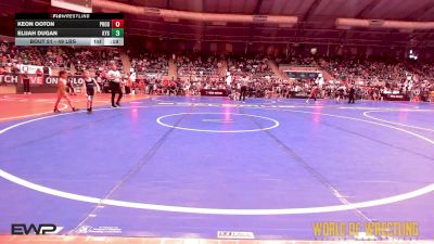 49 lbs Consi Of 16 #1 - Keon Ooton, Prodigy Elite Wrestling vs Elijah Dugan, Kansas Young Guns
