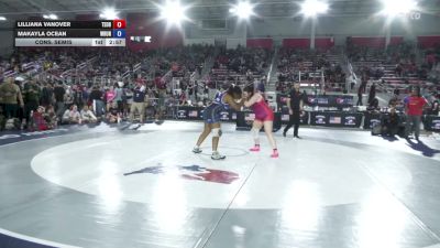 207 lbs Cons. Semis - Lilliana Vanover, Team Ohio vs Makayla Ocean, Wrestling University
