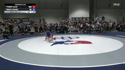 57 lbs Cons. Round 4 - Yusief Lillie, Brunson UVRTC vs Brady Roark, Jackrabbit Wrestling Club