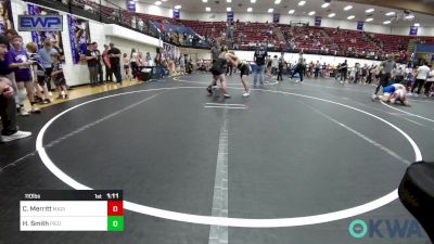 110 lbs Semifinal - Cannon Merritt, Madill Takedown vs Holden Smith, Piedmont