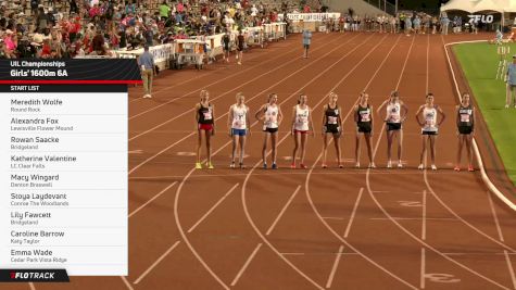 High School Girls' 1600m 6A, Finals 1